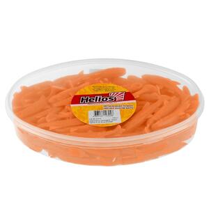 Виброхвост несъедоб. Nelma 3.15"/8 см Orange 100шт. (HS-26-024-N) Helios (0), фото 2
