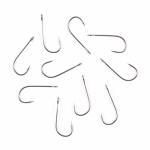 Крючок KOI "SINGLE SPOON HOOK 2", размер 4 (INT), цвет BN (10 шт.), фото 4