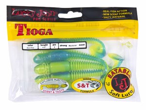 Виброхвосты съедоб. искусст. LJ Pro Series TIOGA 4.5in (11.40)/T50 5шт., фото 4