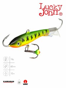 Балансир Lucky John CLASSIC 6 + тр. 60мм/20 блистер, фото 2