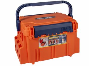 Ящик рыболовный Meiho BUCKET MOUTH BM-5000 Orange 440×293 ×293, фото 3