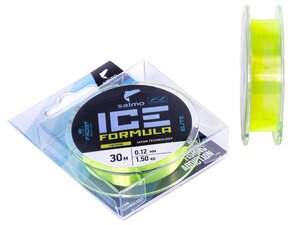 Леска моно. зим. Salmo Elite ICE FORMULA Fluo Yellow 030/012, фото 2