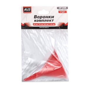 Воронка AVS OF-04К, 50 мм, красная, фото 9