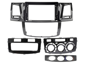 Рамка для UMS TOYOTA Fortuner, Hilux, SW4 2011-2015 (auto AC / manual AC), 9", фото 1