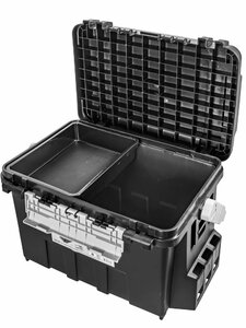 Ящик рыболовный Meiho BUCKET MOUTH BM-9000 Black N 540x340x350, фото 3
