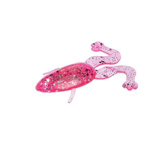 Лягушка несъедоб. Crazy Frog 3,55"/9,0 см Silver Sparkles & Pink 50шт. (HS-23-035-N) Helios (0), фото 2