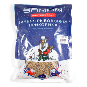 Прикормка Yaman Winter Taste Гранулы 3мм, Плотва зимняя (карамель), цв. охра, 700 г, фото 2
