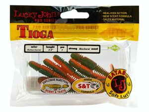 Виброхвосты съедоб. искусст. LJ Pro Series TIOGA 2.9in (07.40)/T56 7шт., фото 4