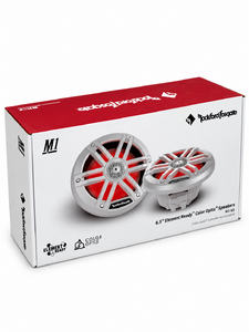 Влагозащищенные динамики Rockford Fosgate M1-65, 6.5", 75 Вт RMS, белые, фото 12