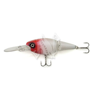 Воблер Namazu Jointed Zun Shad, L-70 мм, 12,3г, крэнк, составной, плавающий (0,5-2,5м), цвет №1, фото 2