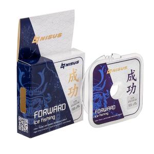 Леска FORWARD ICE FISHING 0,203mm/50m Nylon Transparent (N-FIF-0.203-50) Nisus, фото 2