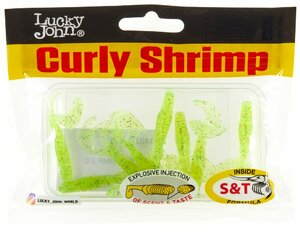 Твистеры съедоб. искусст. LJ Pro Series CURLY SHRIMP 2,0in (05.00)/S15 10шт., фото 4