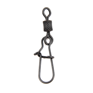 Вертлюг с застежкой Namazu Pro ROLLING RIBBED SWIVEL WITH NICE SNAP, цв. Carbon, р. 5, test-35 кг, к, фото 3
