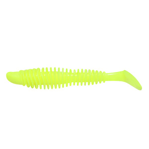 Виброхвост YAMAN PRO Arris Shad, р.4 inch, цвет #02 - Chartreuse (уп. 4 шт.), фото 2