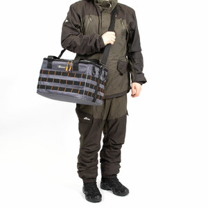 Сумка рыболовная СЛЕДОПЫТ Base Lure Bag XL, 38х26х25 см, цв. серый + 5 коробок Luno 28/2/, фото 5