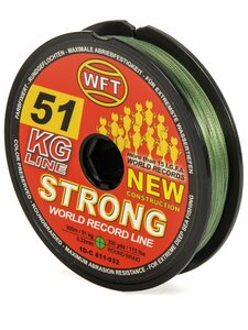 Шнур плетёный WFT KG STRONG Green 300/032, фото 3