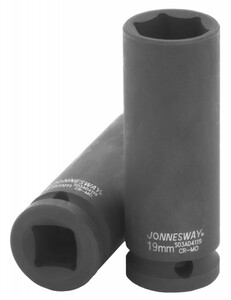 JONNESWAY S03AD4119 Головка торцевая ударная глубокая 1/2"DR, 19 мм, фото 1