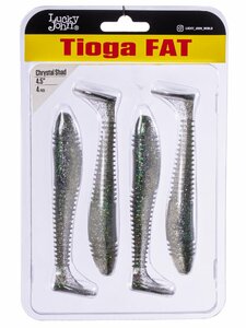 Виброхвосты съедоб. искусст. LJ Pro Series TIOGA FAT 4.5in (11.43)/Z11 4шт., фото 4