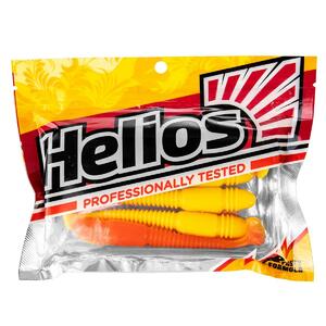 Виброхвост Minoga 3,75"/9.5 см Orange & Yellow 5шт.  (HS-17-015) Helios, фото 2
