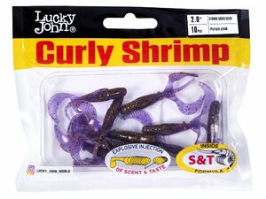 Твистеры съедоб. искусст. LJ Pro Series CURLY SHRIMP 2,0in (05.00)/S63 10шт., фото 4