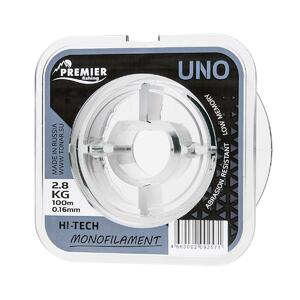 Леска UNO 0,16mm/100m Clear Nylon (PR-U-C-016-100) Premier Fishing, фото 3
