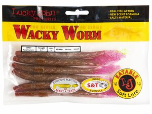 Черви съедобные LJ Pro Series WACKY WORM FAT 5.7in (14.50)/S13 6шт., фото 3