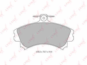 Колодки тормозные передние LYNXauto BD-5526. Для MITSUBISHI Митсубиси Carisma 1.6-1.9D 00-06/Space Star 1.3-1.9D 98-04, VOLVO Вольво S40 1.6-2.0 95-99, фото 1