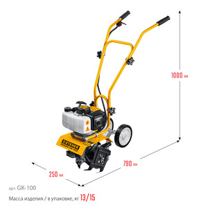 Бензиновый культиватор STEHER GK-100, фото 2