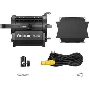 Осветитель светодиодный Godox F7-120D K2 с линзой Френеля, фото 7