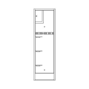 Шкаф металлический для хранения оружия "Гарант" 1400х425х250 (T-SG-210) Тонар (0), фото 3