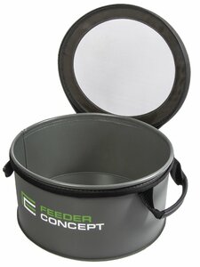 Ведро для прикормки и насадки Feeder Concept EVA WORM & GROUNDBAIT BUCKET 12л, фото 4