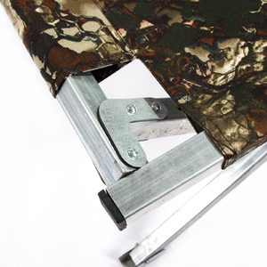 Раскладушка туристич. СЛЕДОПЫТ в чехле, 1950х650х400 мм, труба оцинк. 25х25 мм, фото 3