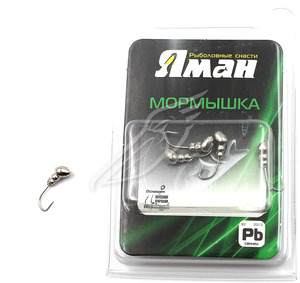 Мормышка "ЯМАН" муравей с отв.,цв.NL, d 4, вес 0,6 г (уп. 5 шт.), фото 2