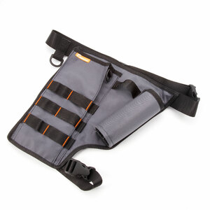 Сумка рыболовная поясная "СЛЕДОПЫТ" Fishing Pocket Hip, 30х22х6 см, цв. серый, без коробок, фото 3