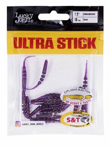 Слаги съедобные искусственные LJ Pro Series ULTRA STICK 1,6in (04.20)/S63 15шт., фото 4