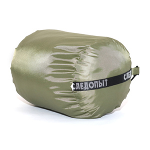 Спальный мешок с подголовником СЛЕДОПЫТ Traveller XL,190+35х85см,±5%,до 0С,утеп.термо 300г/м2,цв хаки, фото 5