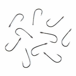 Крючок KOI "SINGLE SPOON HOOK 2", размер 10 (INT), цвет BN (10 шт.), фото 3