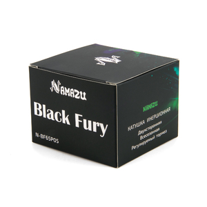 Катушка инерционная Namazu Black Fury, пластиковая, 2 подшипника, р. 6,5 см, фото 6