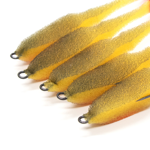 Поролоновая рыбка YAMAN Devious Minnow на двойнике, р. 105 мм, цвет 19 UV (5 шт.), фото 4