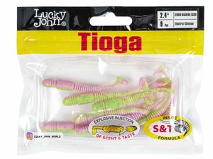 Виброхвосты съедоб. искусст. LJ Pro Series TIOGA 2.4in (06.20)/T92 9шт., фото 4