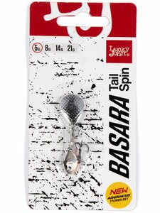 Тейл-спиннер Lucky John BASARA TAIL SPIN 05.0г 001 в блистере, фото 4
