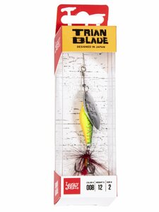 Блесна вращ. Lucky John TRIAN BLADE LONG 12.0г 008 в блистере, фото 4