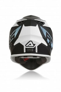 Шлем Acerbis LINEAR White/Light-Blue S, фото 4