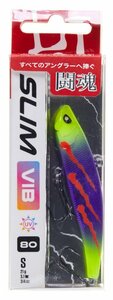 Воблер тонущий вертикальный LJ Pro Series SLIM VIB S 80.00/358, фото 4