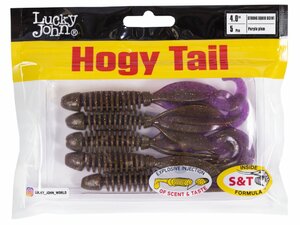 Твистеры съедоб. искусст. LJ Pro Series HOGY TAIL 4,0in (10.00)/S13 5шт., фото 4