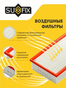 Фильтр воздушный SUFIX SO-1175, фото 3