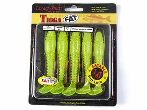 Виброхвосты съедобные LJ Pro Series TIOGA FAT 3.9in (10.00)/071 5шт., фото 5