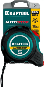 Профессиональная рулетка с автостопом KRAFTOOL AutoStop 5м х 25мм 3412-5-25, фото 9