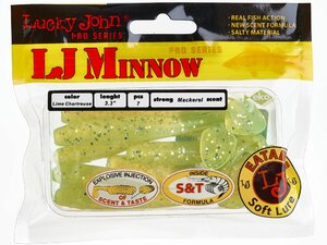 Виброхвосты съедобные LJ Pro Series MINNOW 3.3in (08.40)/071 7шт., фото 4