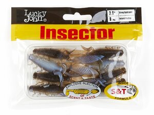 Виброхвосты съедоб. искусст. LJ Pro Series INSECTOR 2,8in (07.00)/T46 8шт., фото 5